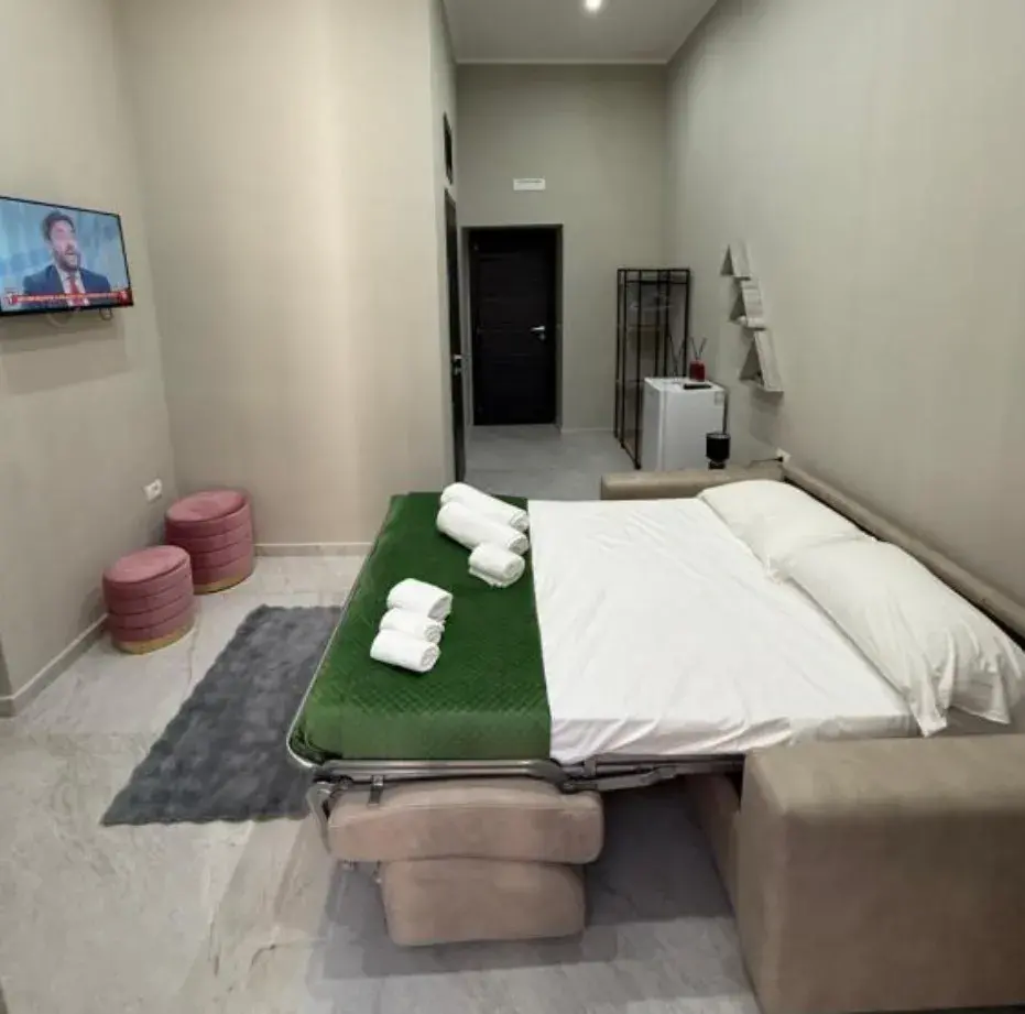 Camera Deluxe con il divano letto aperto